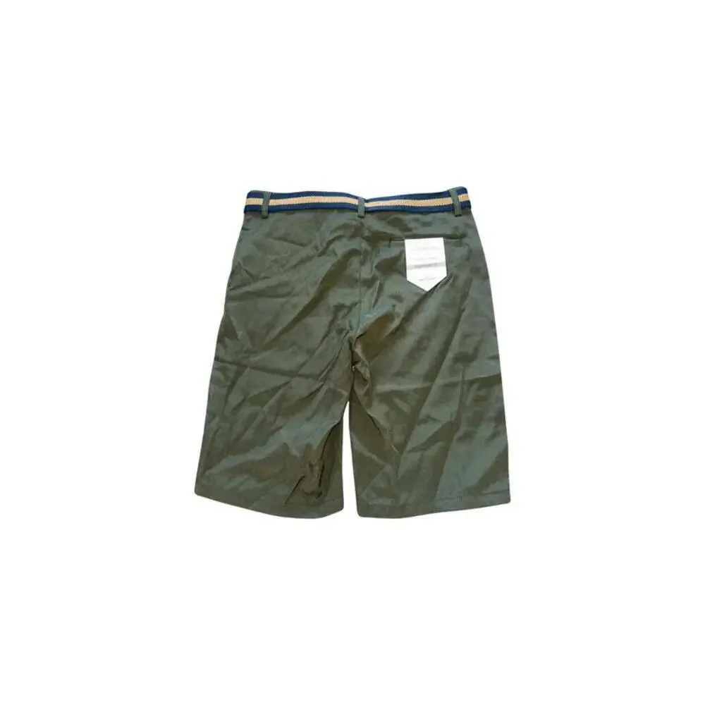 Craft Flow Boys Green Shorts Shorts w/ Belt Size 16. New With Tags